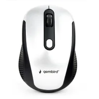 Мышь Gembird MUSW-420-4 (черный/серебристый) фото 1